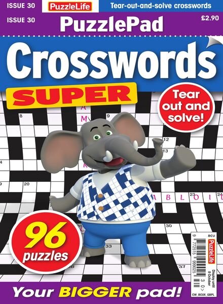PuzzleLife PuzzlePad Crosswords Super – 10 September 2020 Cover