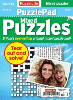 PuzzleLife PuzzlePad Puzzles – 26 March 2020