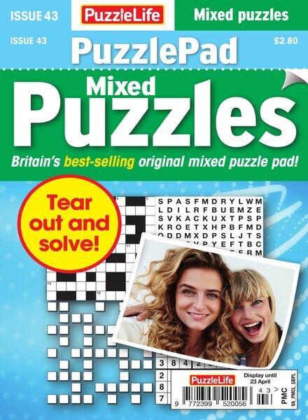 PuzzleLife PuzzlePad Puzzles – 26 March 2020 Cover