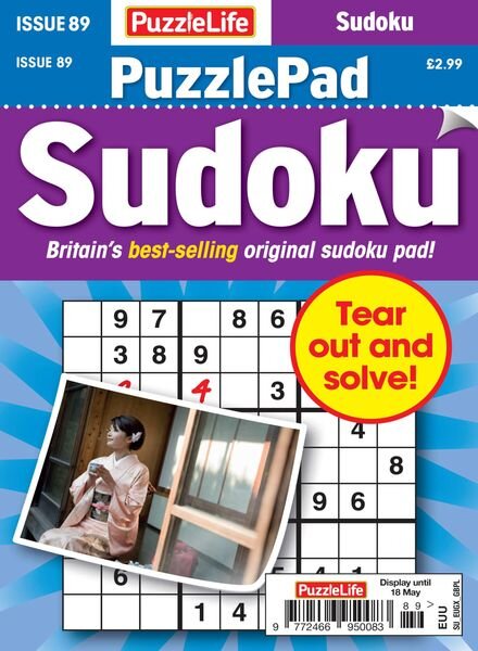 PuzzleLife PuzzlePad Sudoku – 20 April 2023 Cover