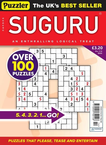 Puzzler Suguru – April 2023 Cover