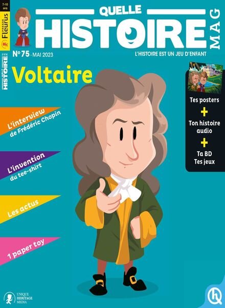 Quelle Histoire – 01 avril 2023 Cover