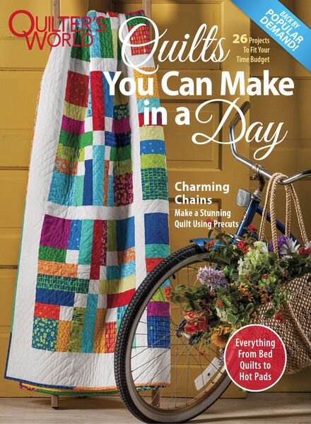 Quilter’s World – April 2023 Cover