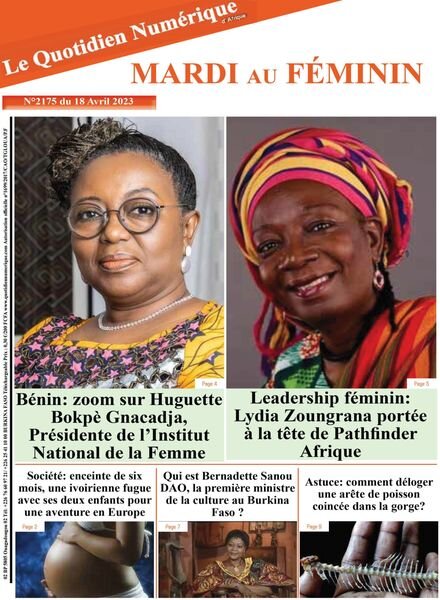 Quotidien Numerique d’Afrique – 18 avril 2023 Cover