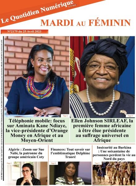 Quotidien Numerique d’Afrique – 25 avril 2023 Cover