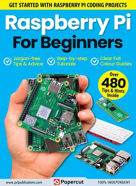 Raspberry Pi For Beginners – 21 April 2023 Cover