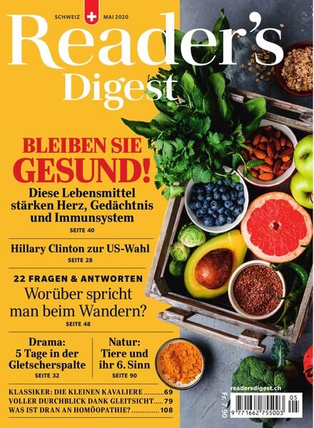 Reader’s Digest Schweiz – 27 April 2020 Cover