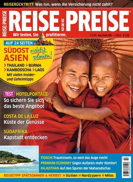REISE & PREISE – Juli 2013 Cover