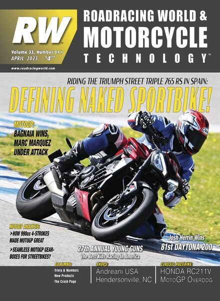 Roadracing World – April 2023 Cover