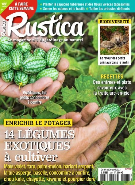 Rustica – 14 avril 2023 Cover