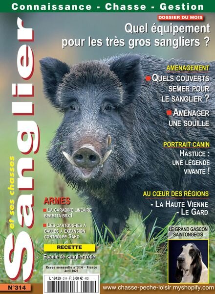 Sanglier et ses Chasses – Avril 2023 Cover
