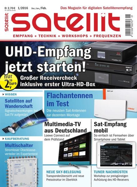 Satellit – November 2015 Cover