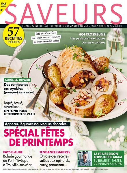 Saveurs France – Avril 2023 Cover