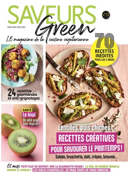 Saveurs Green – Avril-Juin 2023 Cover