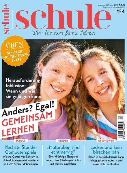 Schule – 23 August 2018 Cover