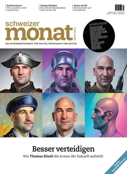 Schweizer Monat – April 2023 Cover