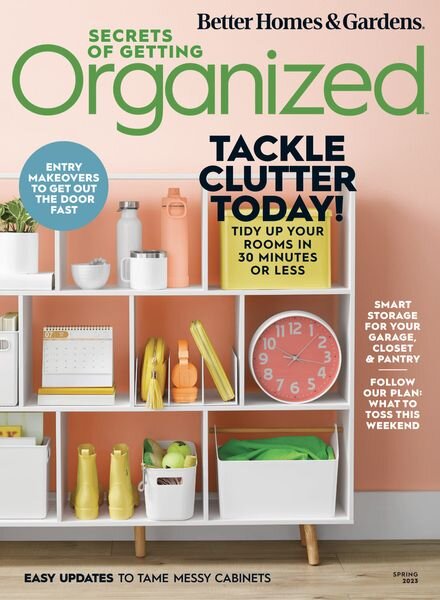 Secrets of Getting Organized – March 2023 Cover