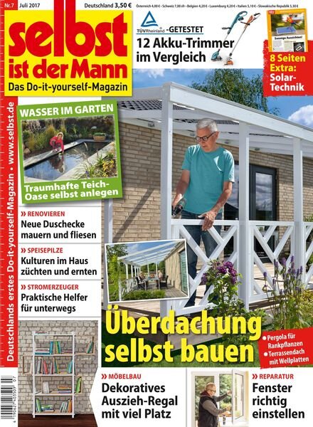 selbst ist der Mann – 16 Juni 2017 Cover
