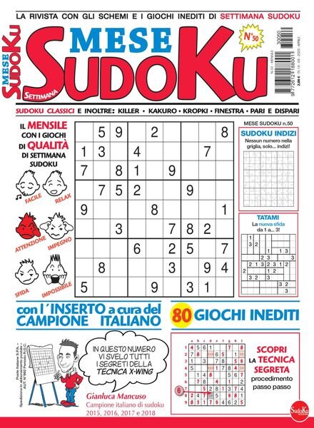 Settimana Sudoku Mese – 14 aprile 2023 Cover