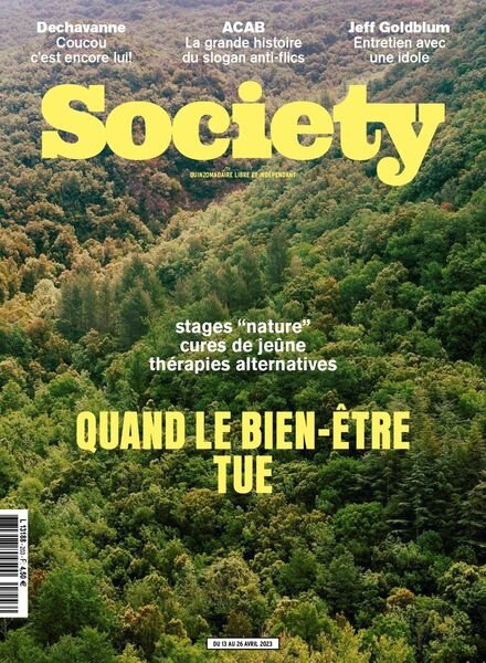 Society – 13 avril 2023 Cover