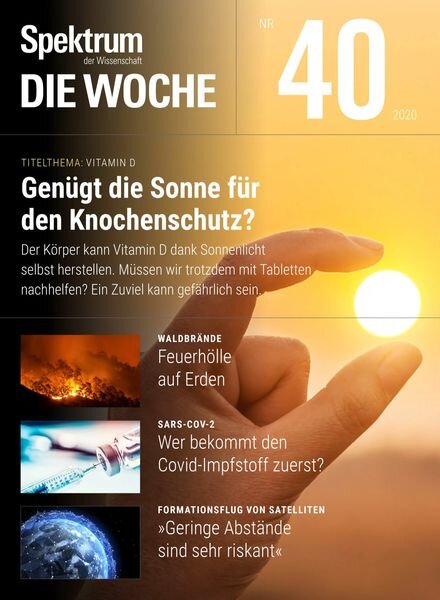 Spektrum – Die Woche – 01 Oktober 2020 Cover