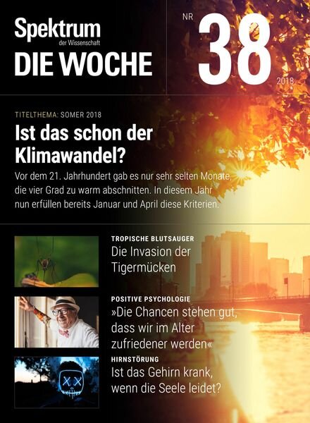 Spektrum – Die Woche – 20 September 2018 Cover