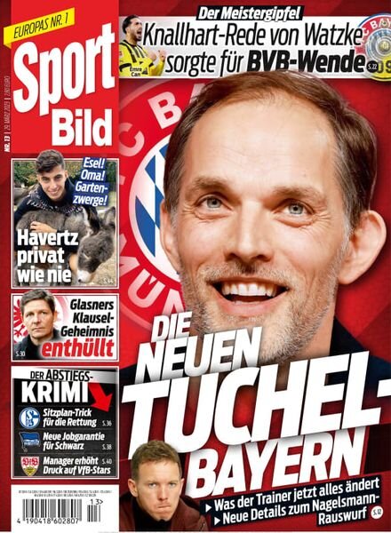 Sport Bild – 29 Marz 2023 Cover