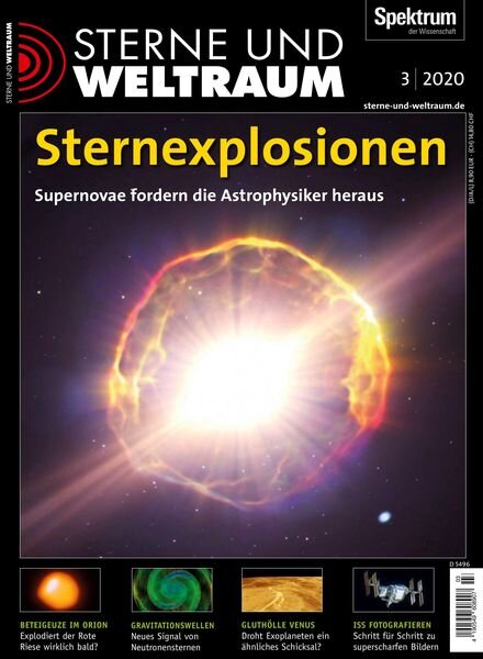 Sterne und Weltraum – Februar 2020 Cover