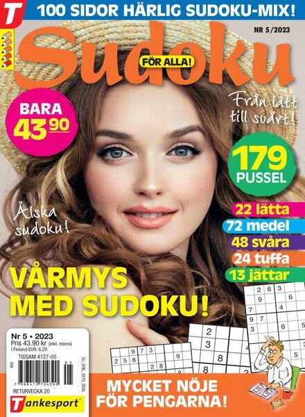 Sudoku fOr alla – 20 april 2023 Cover