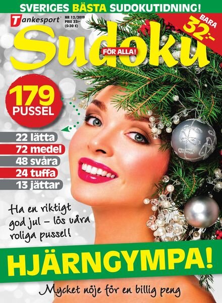 Sudoku for alla – november 2019 Cover