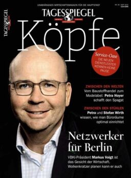 Tagesspiegel Kopfe – 28 August 2015