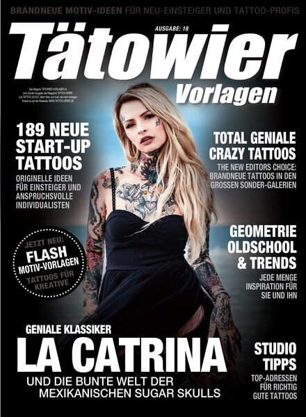 Tatowier-Vorlagen – April 2023 Cover