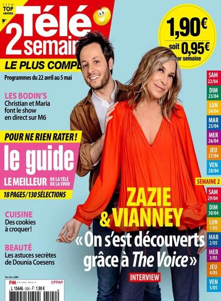 Tele 2 Semaines – 22 Avril 2023 Cover