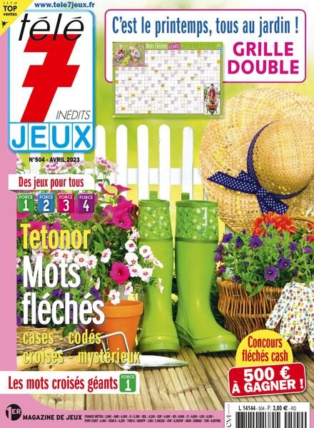 Tele 7 Jeux – Avril 2023 Cover
