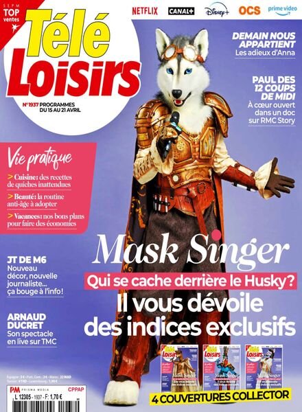Tele Loisirs – 10 Avril 2023 Cover