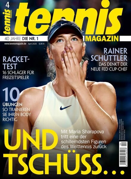 tennis Magazin – April 2020 Cover