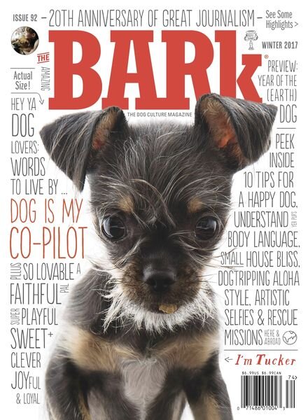 The Bark – December 2017 Cover