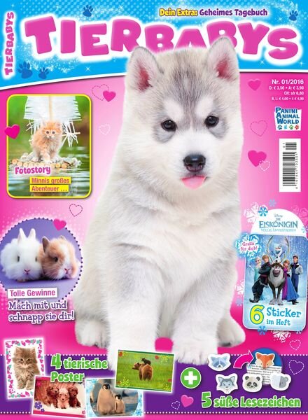 TIERBABYS – Januar 2016 Cover