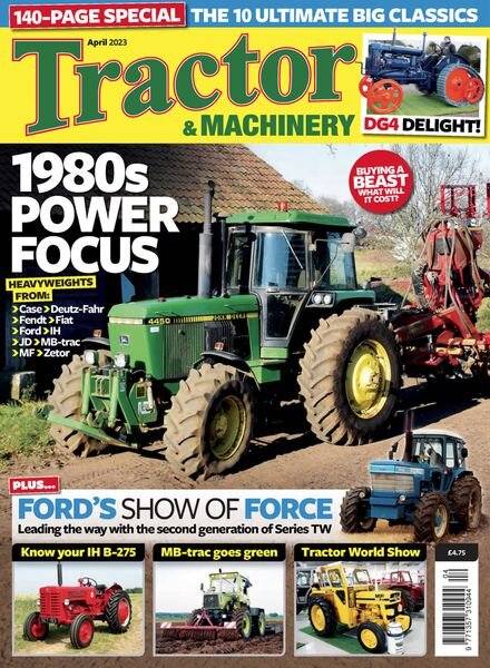 Tractor & Machinery – April 2023 Cover