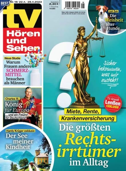 TV HOren und Sehen – 14 April 2023 Cover