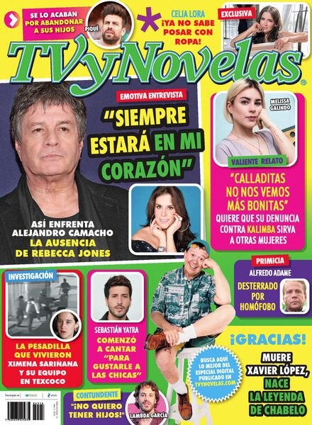 TVyNovelas Mexico – 03 abril 2023 Cover