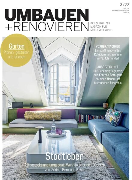 Umbauen + Renovieren – April 2023 Cover