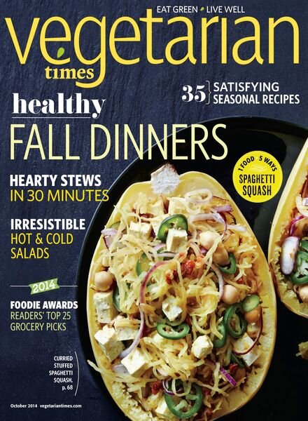 Vegetarian Times – 16 September 2014 Cover