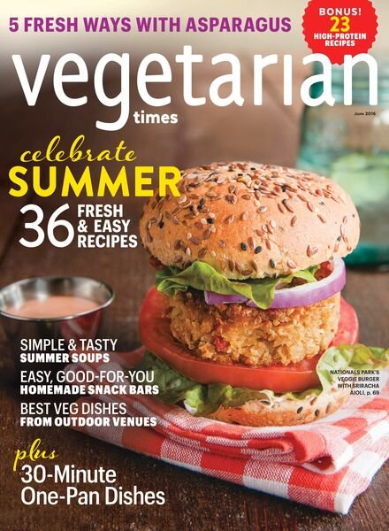 Vegetarian Times – 17 May 2016 Cover