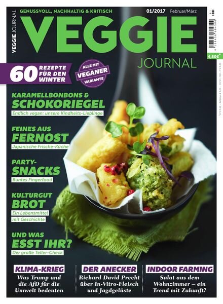 Veggie Journal eingestellt – Januar 2017 Cover