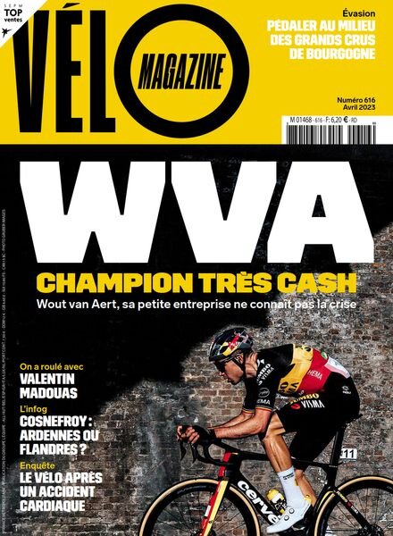 Velo Magazine – Avril 2023 Cover