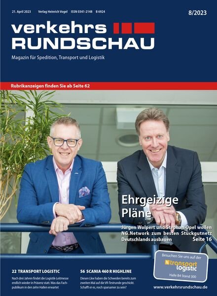 VerkehrsRundschau – 14 April 2023 Cover