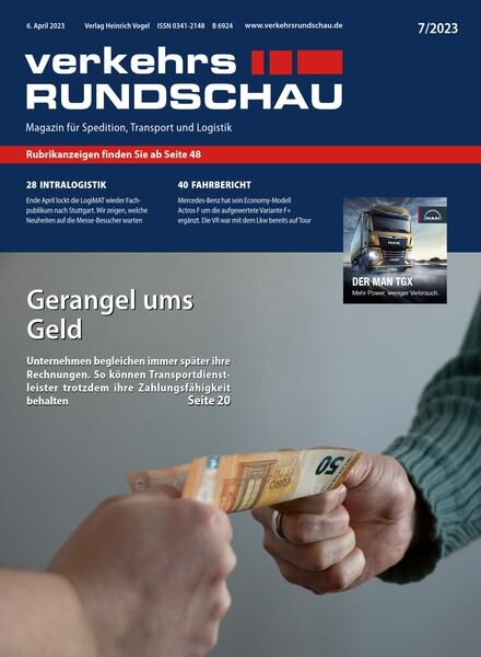VerkehrsRundschau – 30 Marz 2023 Cover