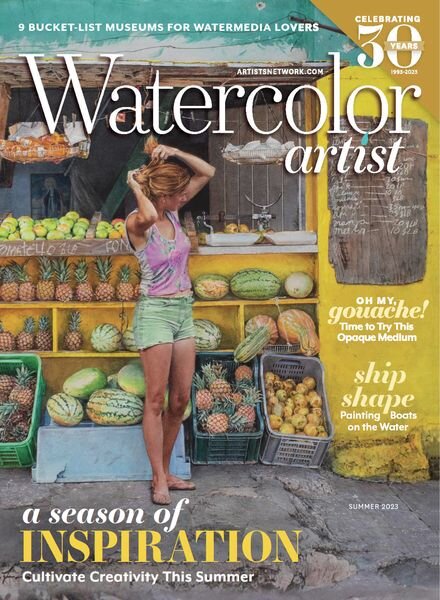 Watercolor Artist – March 2023 Cover