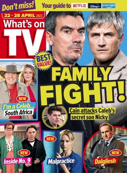What’s on TV – 22 April 2023 Cover